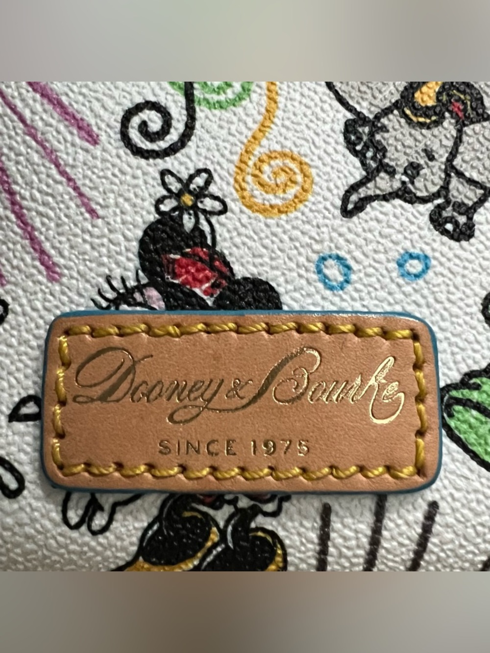 Dooney & Burke Disney Parks Sketch Cosmetic Bag - Picture 3 of 11